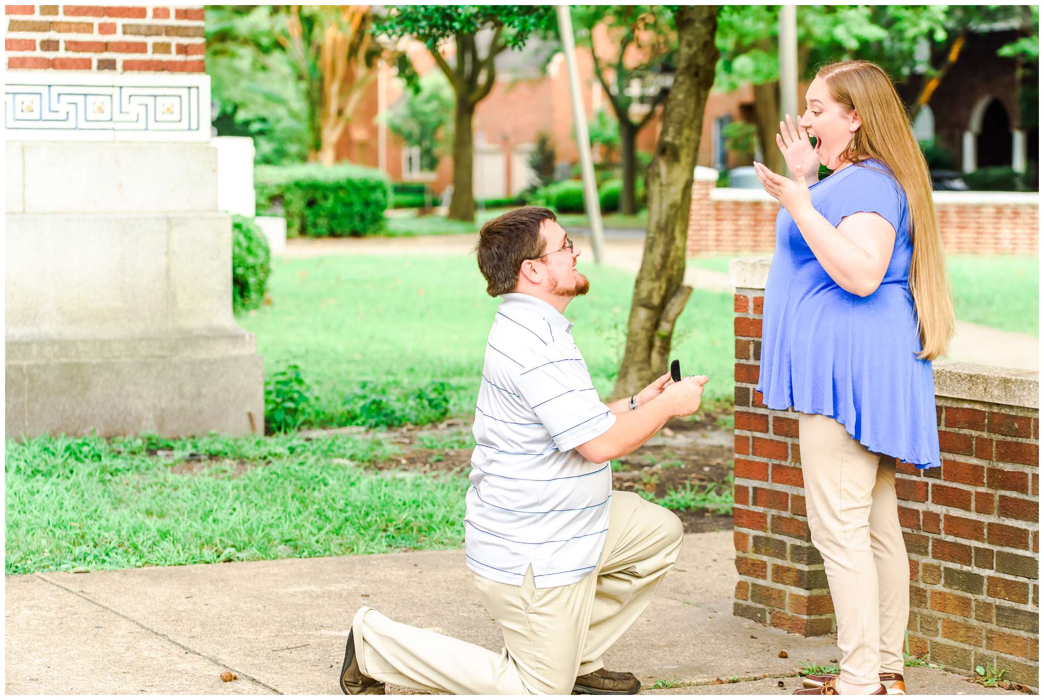  Since this was the spot that Joe proposed, we decided to do a little reenactment of the proposal! :) 
