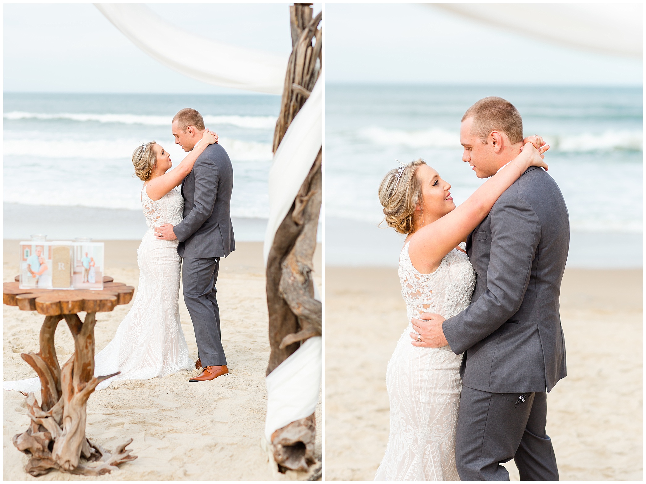  Nick and Chalsy shared a dance together on the beach right after they said “ I Do ! “  